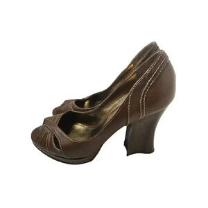 Dolce & Gabbana designer pumps Light brown Dark brown Size 38.5